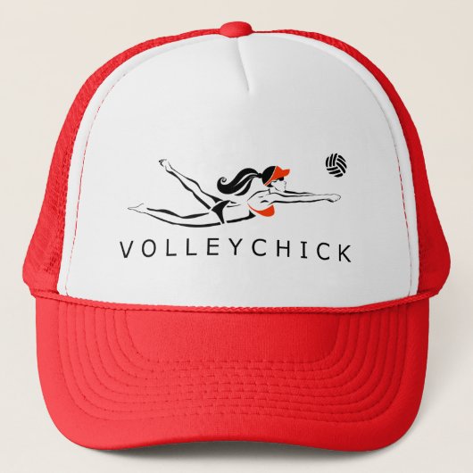 VolleyChick DiveChick 2010年 キャップ (正面)