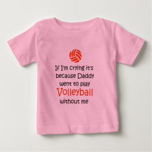 VolleyChick VolleyBabyの叫び ベビーTシャツ