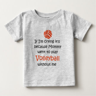 VolleyChick VolleyBabyの叫び ベビーTシャツ
