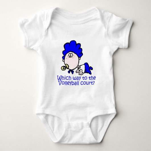 VolleyChick VolleyBaby方法か。 ベビーボディスーツ (正面)