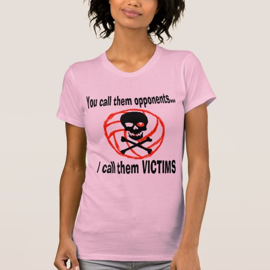 VolleyChick VolleyVictim Tシャツ (正面)