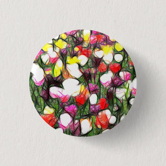 Vollständig mit Frühlingsfarben 缶バッジ (正面)
