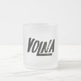 Volna taza フロストグラスマグカップ