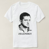Volodymyr Zelensky Art Ukraina Tシャツ (デザイン正面)