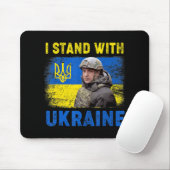 Volodymyr Zelensky I Stand With Ukraine Ukrainian マウスパッド (マウス)