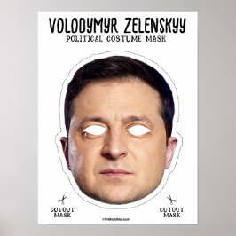 Volodymyr Zelenskyyコスチューム・マスク ポスター