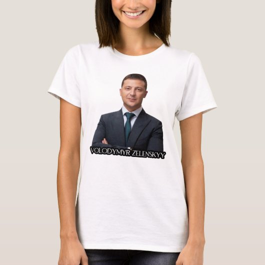 Volodymyr Zelenskyy Tシャツ (正面)