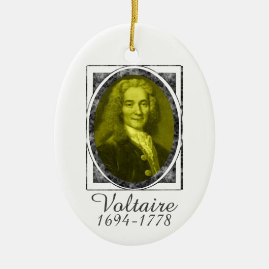 Voltaireのオーナメント セラミックオーナメント (正面)