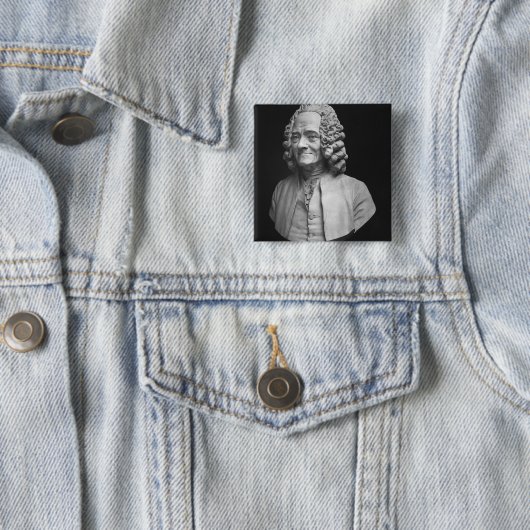 Voltaireのバスト 缶バッジ (インサイチュ)