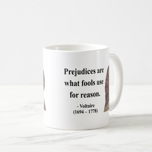 Voltaireの引用文4b コーヒーマグカップ (正面右)