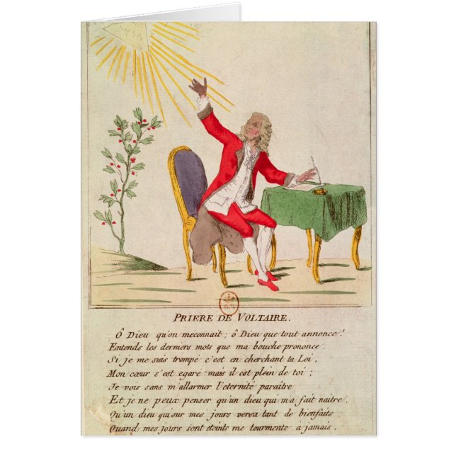 Voltaireの祈りの言葉 (正面)