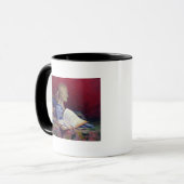 Voltaireの頭部が付いている静物画 マグカップ (正面左)