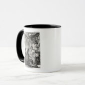 Voltaire著「L'Ingenu」からの場面 マグカップ (正面左)