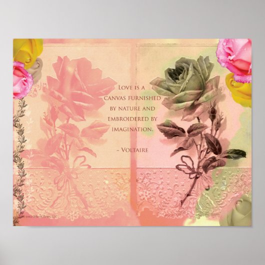 Voltaire, 14" x 11" – アーカイブ用マットポスター ポスター (正面)