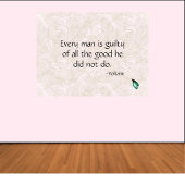 Voltaire Inspirational Quote ポスター