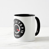 Volumeknop regelaar, geluid strekte knop. Gitaar. マグカップ (正面右)