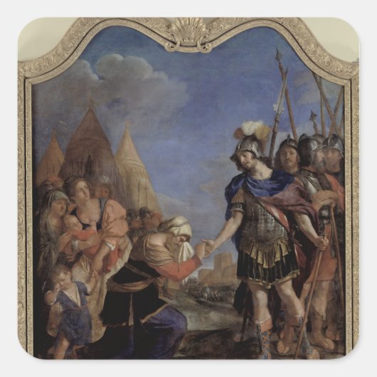 Volumnia before Coriolanus, 1643 スクエアシール (正面)