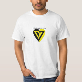 Voluntaryismは愛- Tシャツです Tシャツ