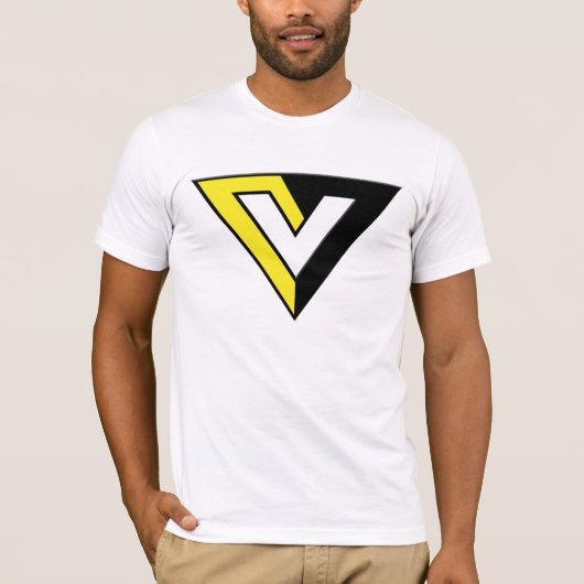 Voluntaryist Vのワイシャツ Tシャツ (正面)