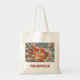 VOLUNTEER トートバッグ 秋の葉 ハート