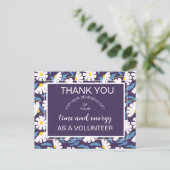volunteer appreciation announcement postcard 案内ポストカード (スタンド正面)