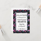 volunteer appreciation week pattern card カード (正面/裏面インサイチュ)