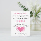 volunteer appreciation week postcard ポストカード (スタンド正面)