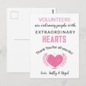 volunteer appreciation week postcard ポストカード (正面/裏面)
