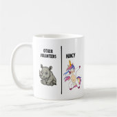 Volunteer Gift, Funny Volunteer, best volunteer コーヒーマグカップ (左)