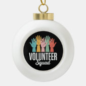 Volunteer Squad セラミックボールオーナメント (正面)