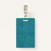 Volunteer Staff Event Badge Teal バッジ (裏面クリップ)