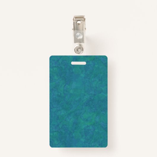 Volunteer Staff Event Badge Teal バッジ (裏面クリップ)