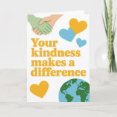 Volunteer Thank You Card カード (正面)