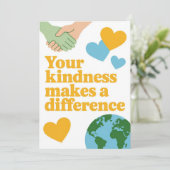 Volunteer Thank You Card サンキューカード (スタンド正面)