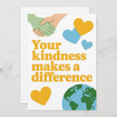 Volunteer Thank You Card サンキューカード (正面/裏面)