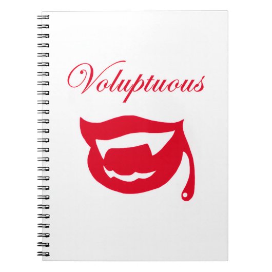 Voluptuous Notebook ノートブック (正面)