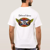 Volusiaの元のライダーの反逆のレッドネックのロゴのワイシャツ Tシャツ (裏面)