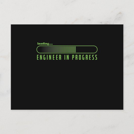 vom student zum Ingenieur Ladebarken ポストカード (正面)