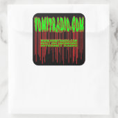 VomitRadio Stickers スクエアシール (バッグ)