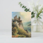 Von Astudin、Burg Rheinstein ポストカード (スタンド正面)