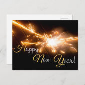 Von Silvester bis Neujahr:新年おめでとう！ ポストカード (正面/裏面)