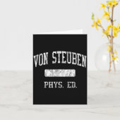 Von Steuben High School Hs Chicago Il Phys Ed  カード (黄色い花)