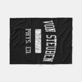 Von Steuben High School Hs Chicago Il Phys Ed  フリースブランケット (正面(横))