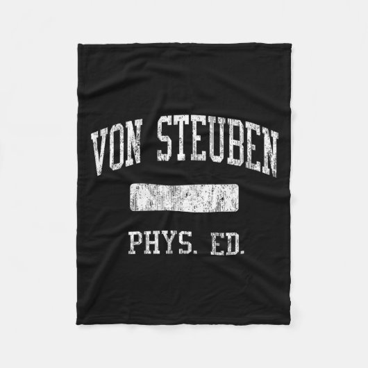 Von Steuben High School Hs Chicago Il Phys Ed  フリースブランケット (正面)