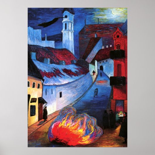 Von Werefkin – ウィルナの警察署 ポスター (正面)