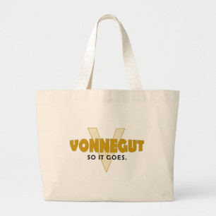 Vonnegut従ってそれは行きます ラージトートバッグ