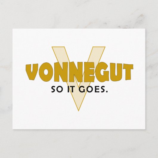 Vonnegut Sues ポストカード (正面)