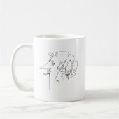 Vonnegutsignature コーヒーマグカップ (左)