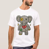 Voodoo Elephant Tee — Soft But Strong Tシャツ (正面)