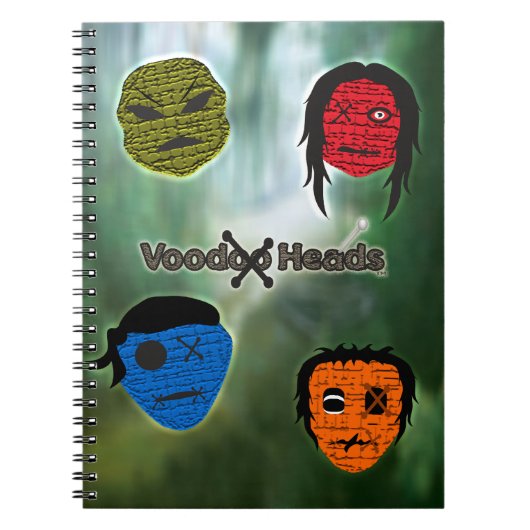 Voodoo Heads 〜 スワンプ ノートブック (正面)